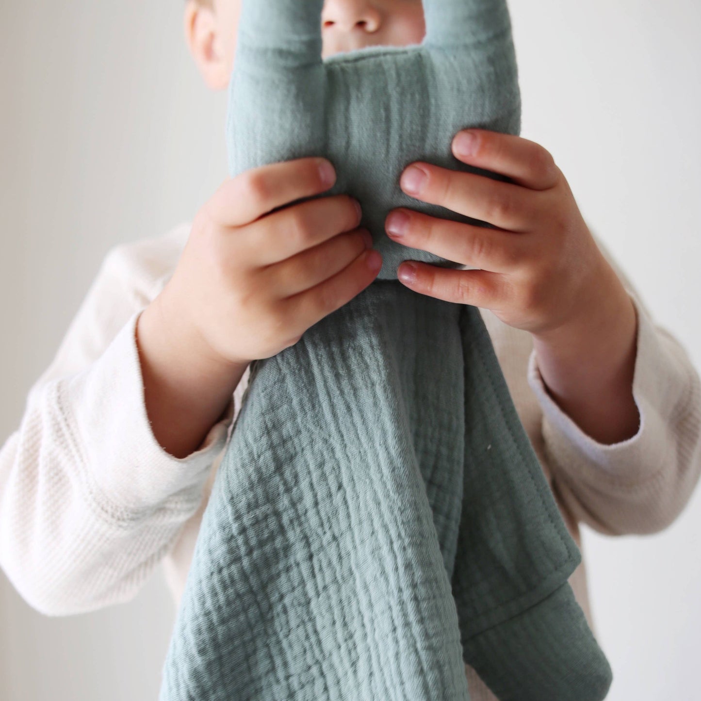 Sage Bunny Lovey Blanket