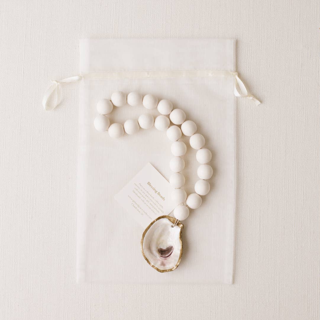 Oyster Shell Blessing Beads