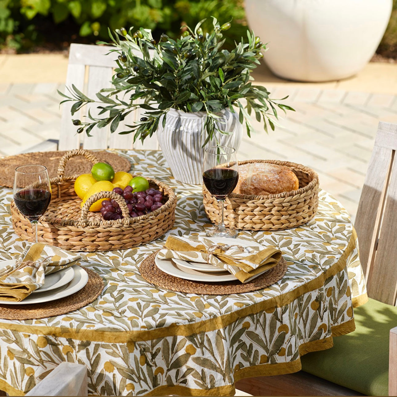 Olive Branch Bread Warmer