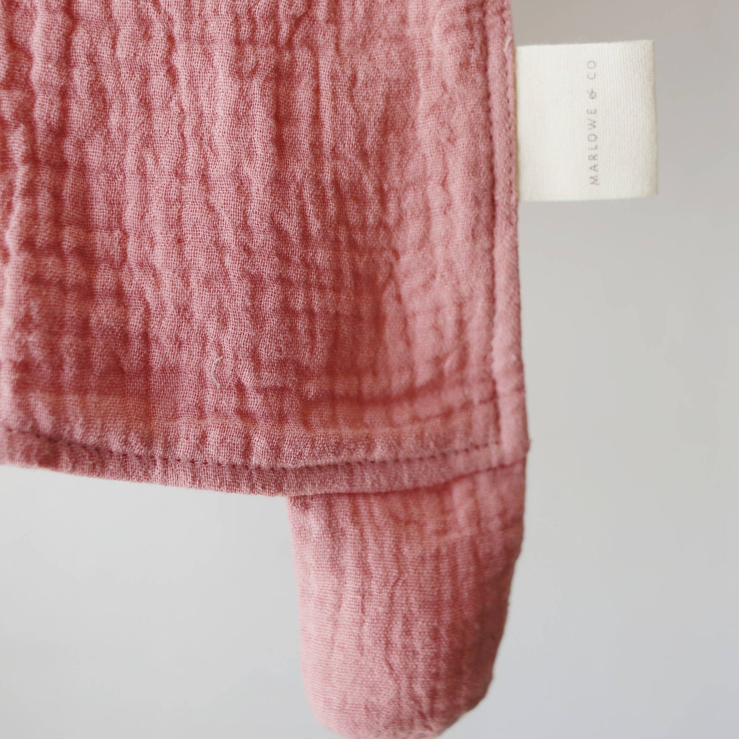 Peony Bunny Lovey Blanket