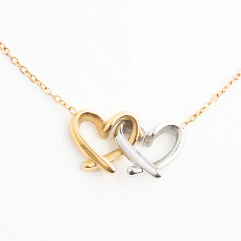 Joined Hearts Necklace