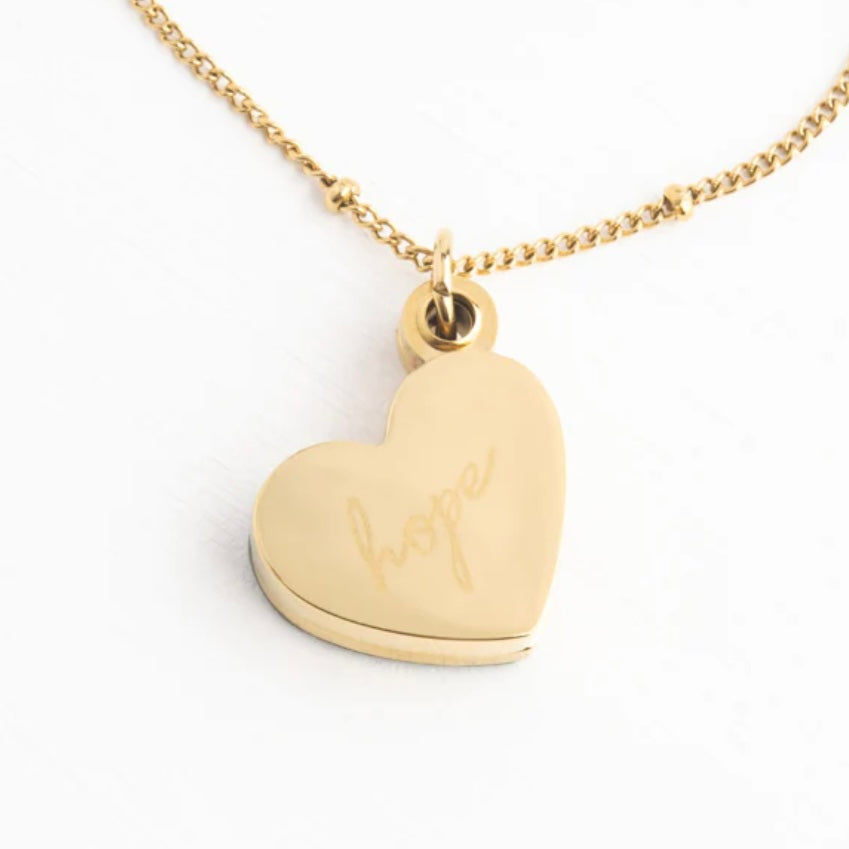 Give Hope Locket Necklace
