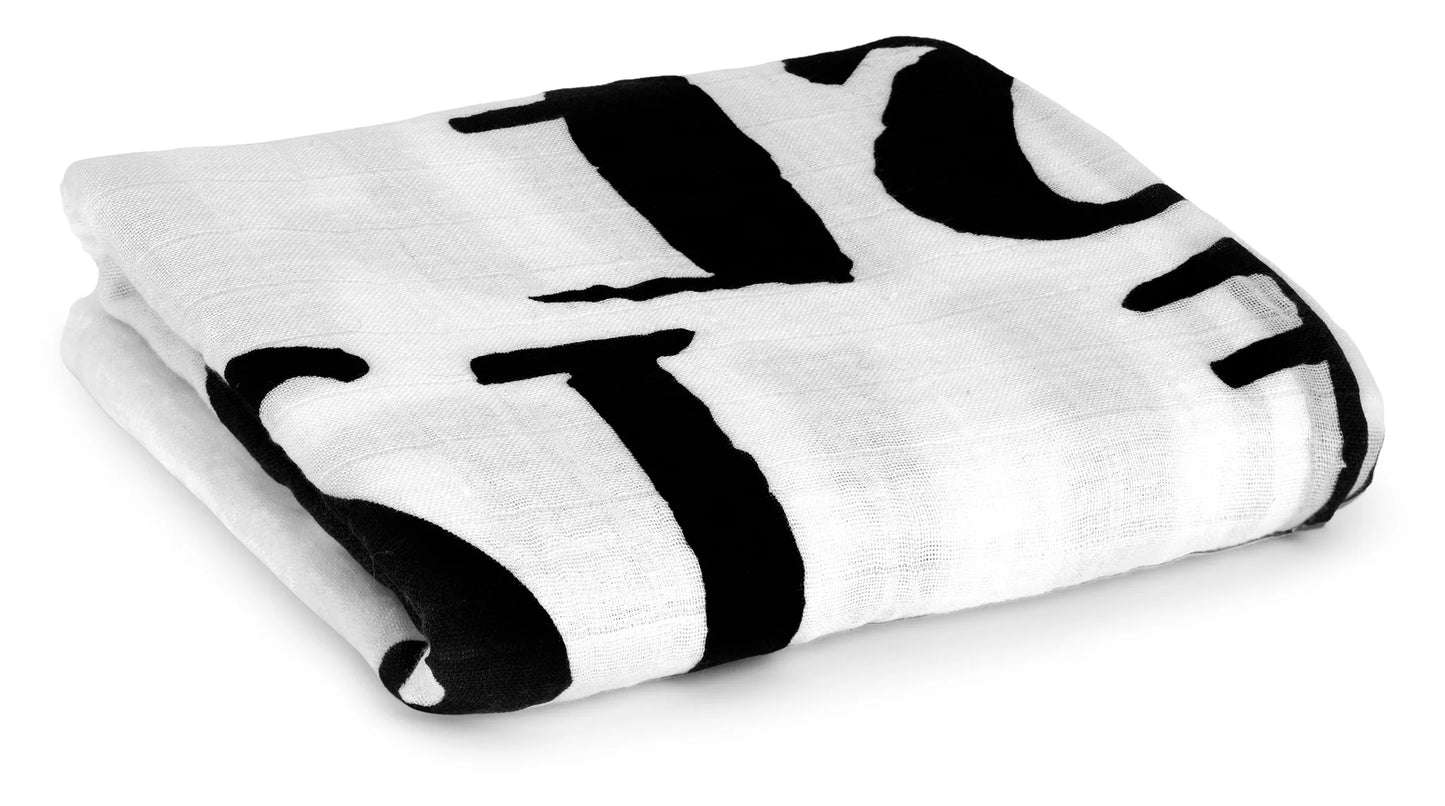 Organic Swaddle Blanket - Proverbs 3:15