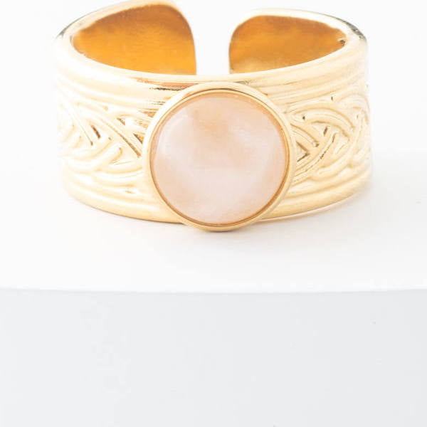 Loveable Rose Quartz Ring