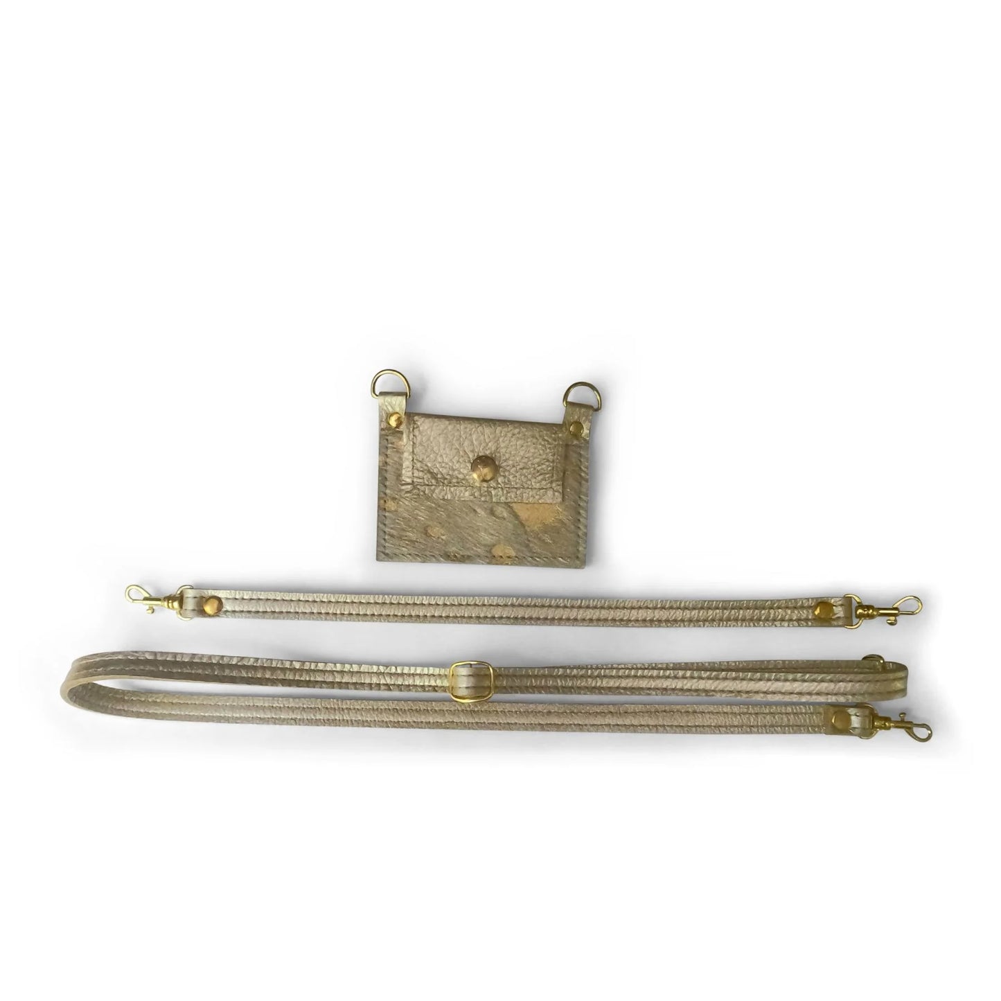 Eva Phone Wallet Crossbody - Gold