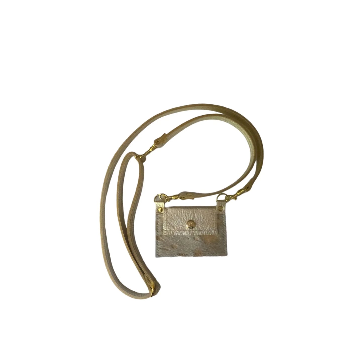 Eva Phone Wallet Crossbody - Gold