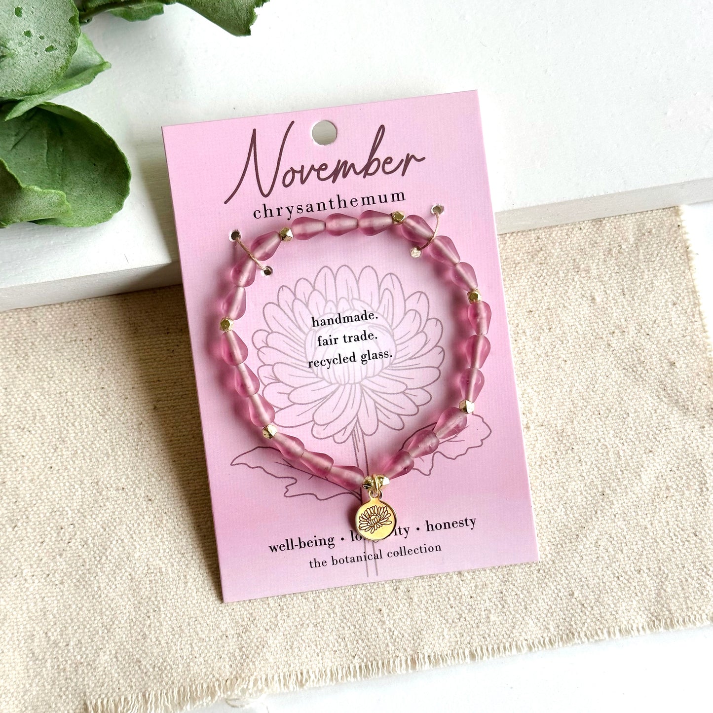 Month Bracelet - Botanical Collection