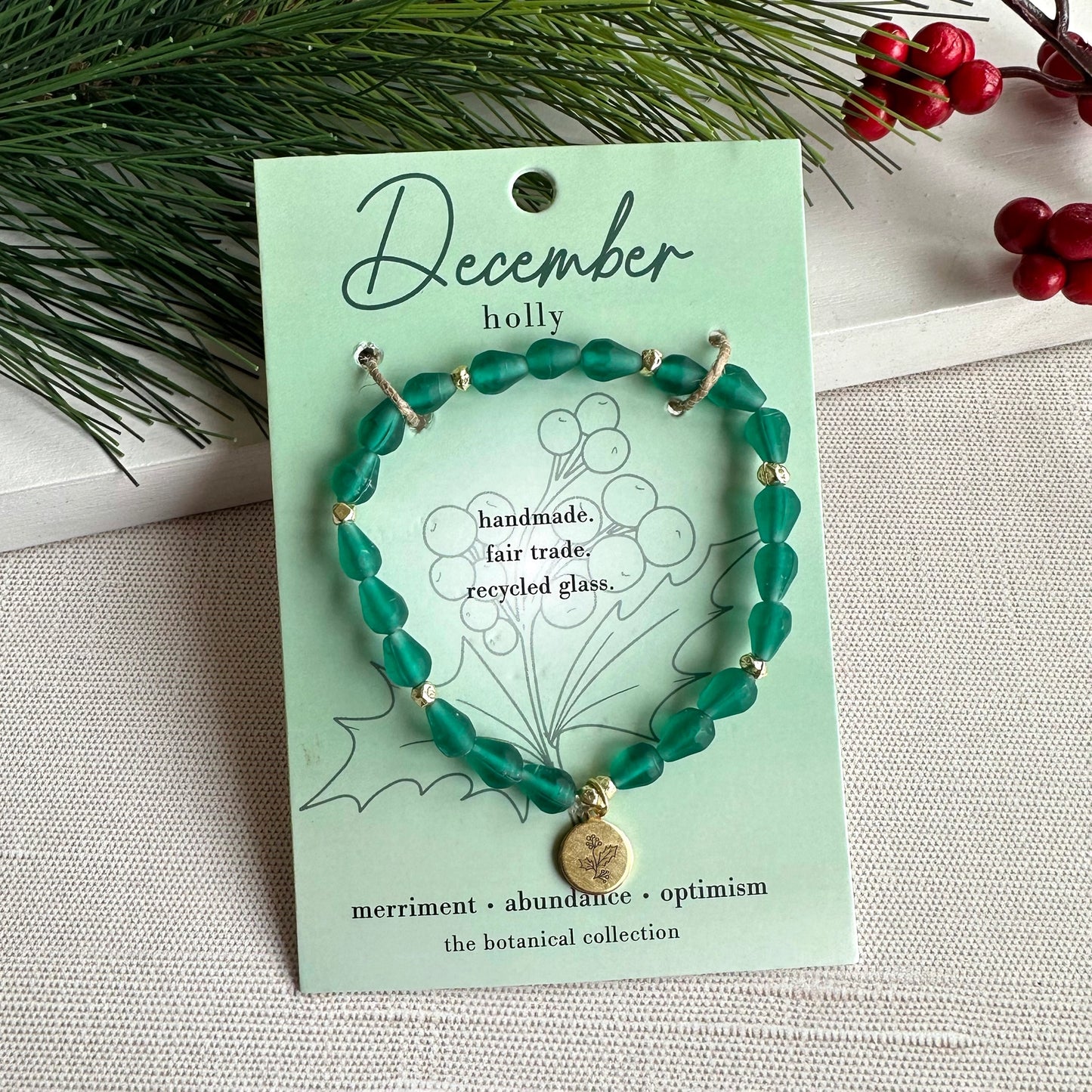 Month Bracelet - Botanical Collection