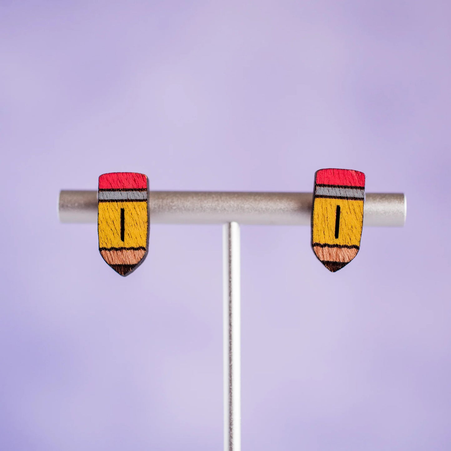 Pencil Stud Earrings
