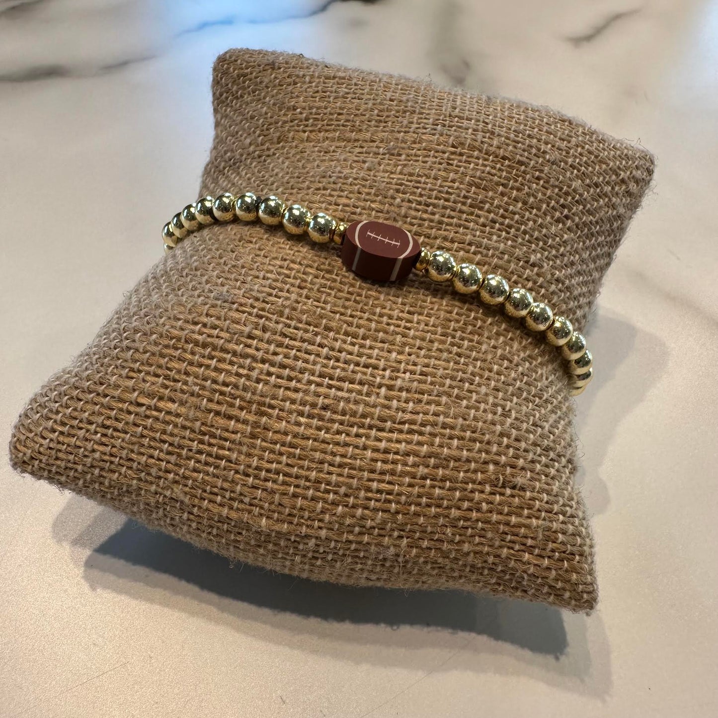 Football Stacker Bracelet