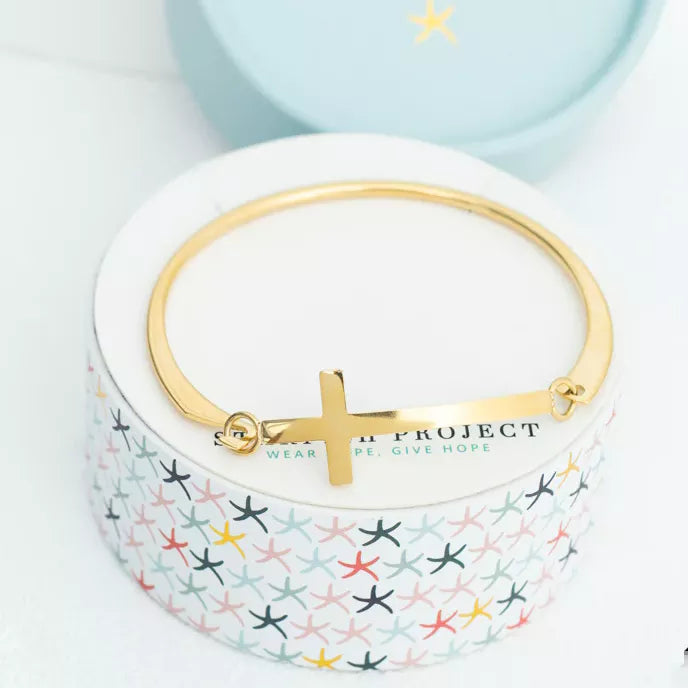 Faithfully Yours Cross Bracelet