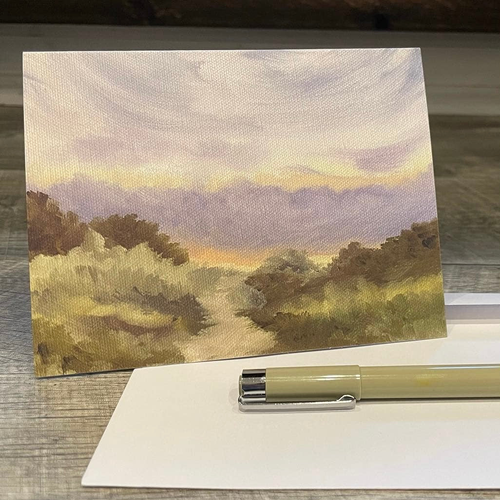 Seaside Stationary Card