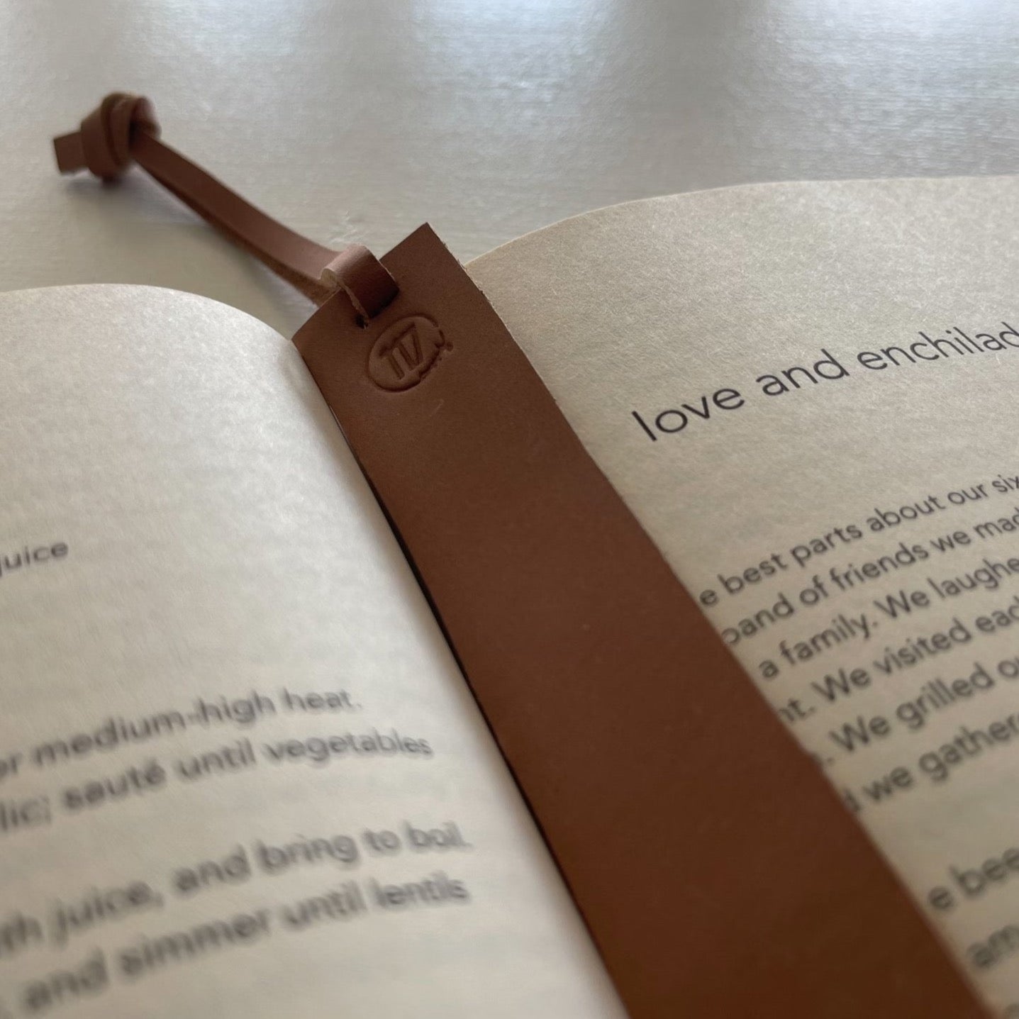 Leather Bookmark