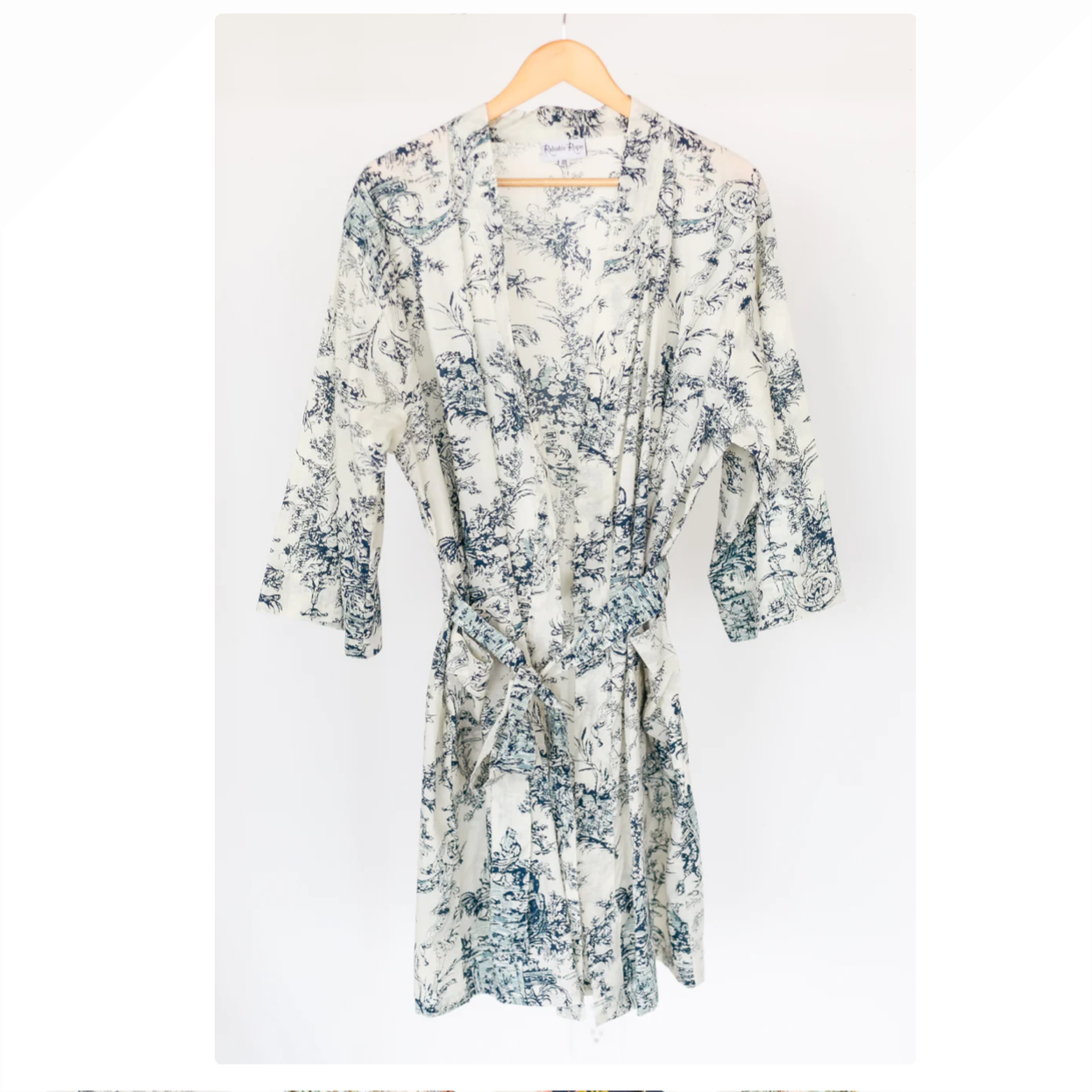 Block Print Cotton Robe