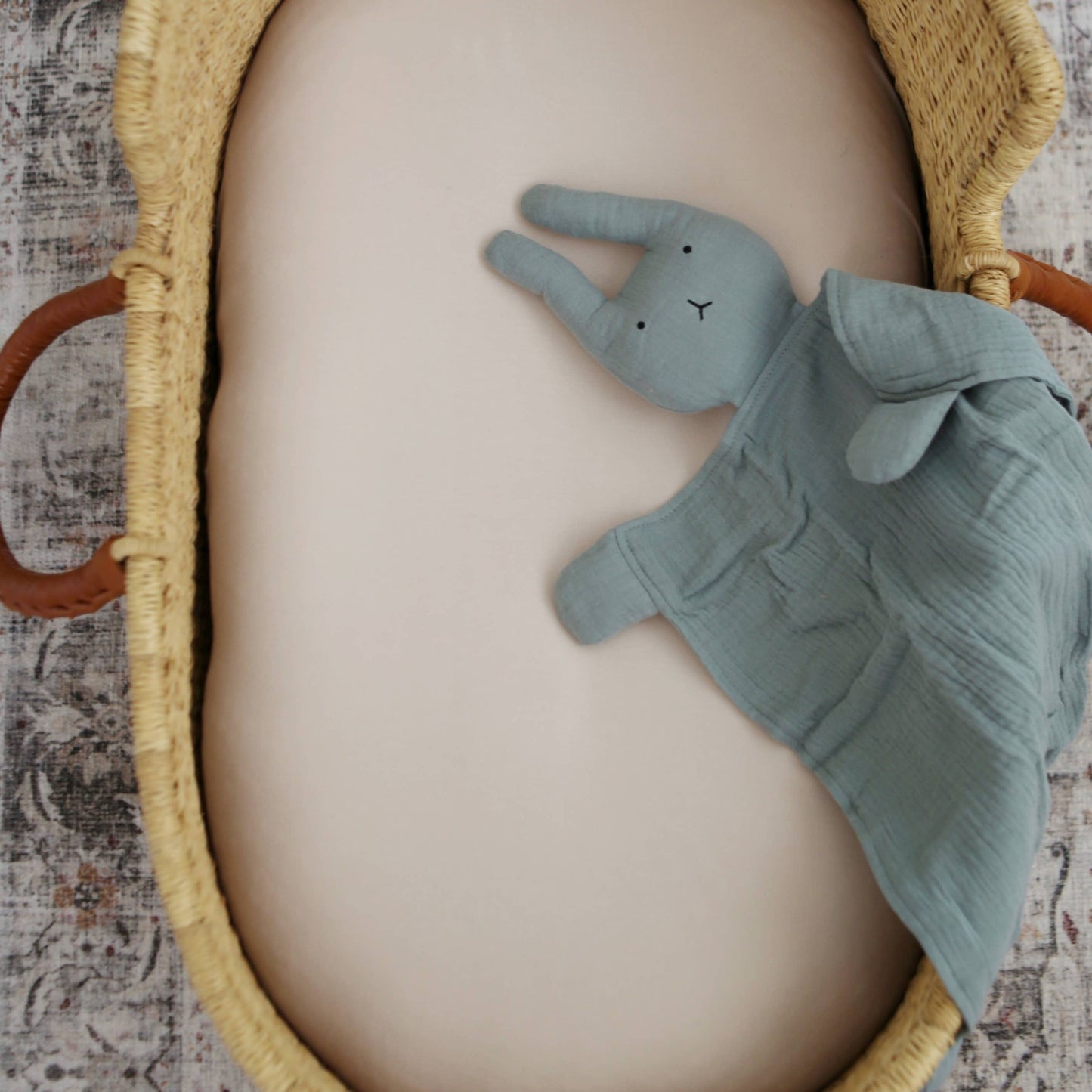 Sage Bunny Lovey Blanket