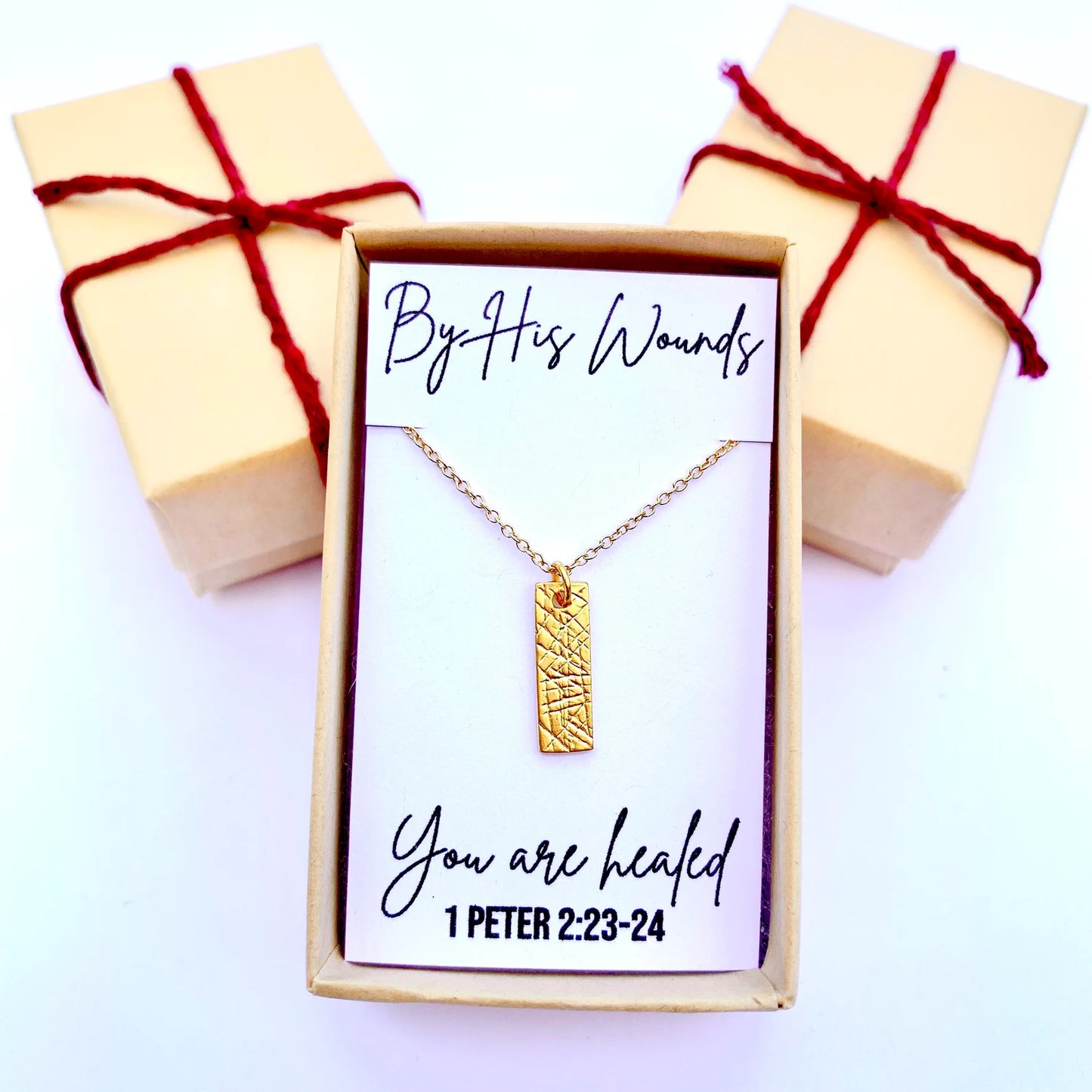 By His Wounds Necklace