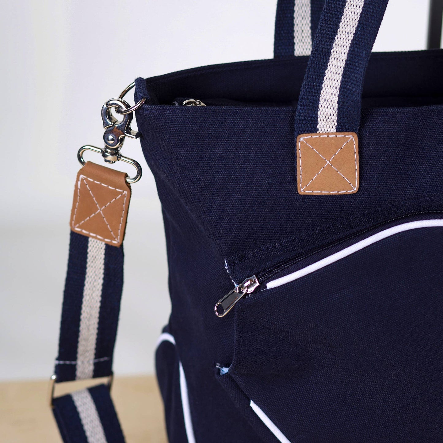 Cotton Canvas Pickleball Bag