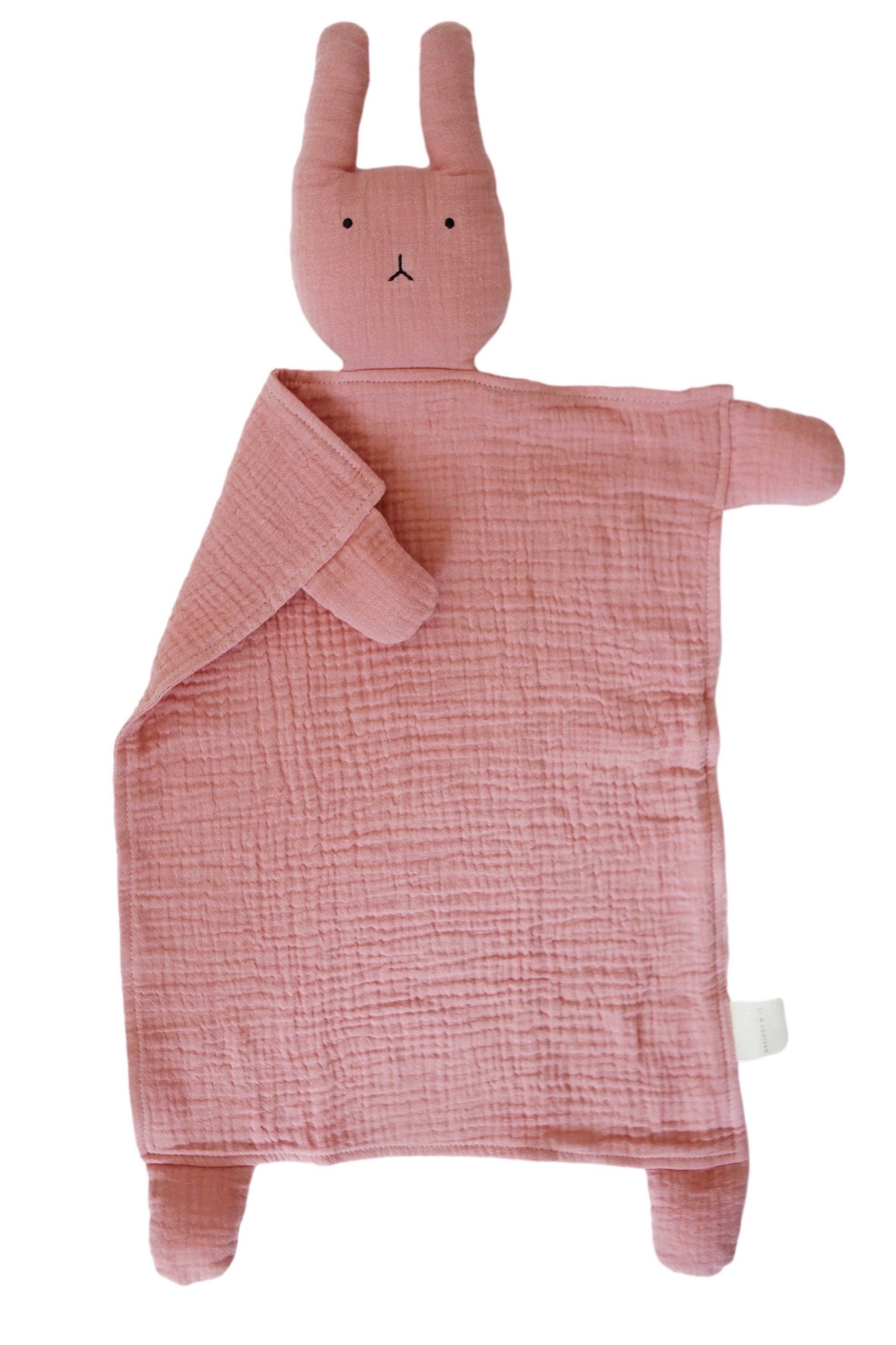 Peony Bunny Lovey Blanket