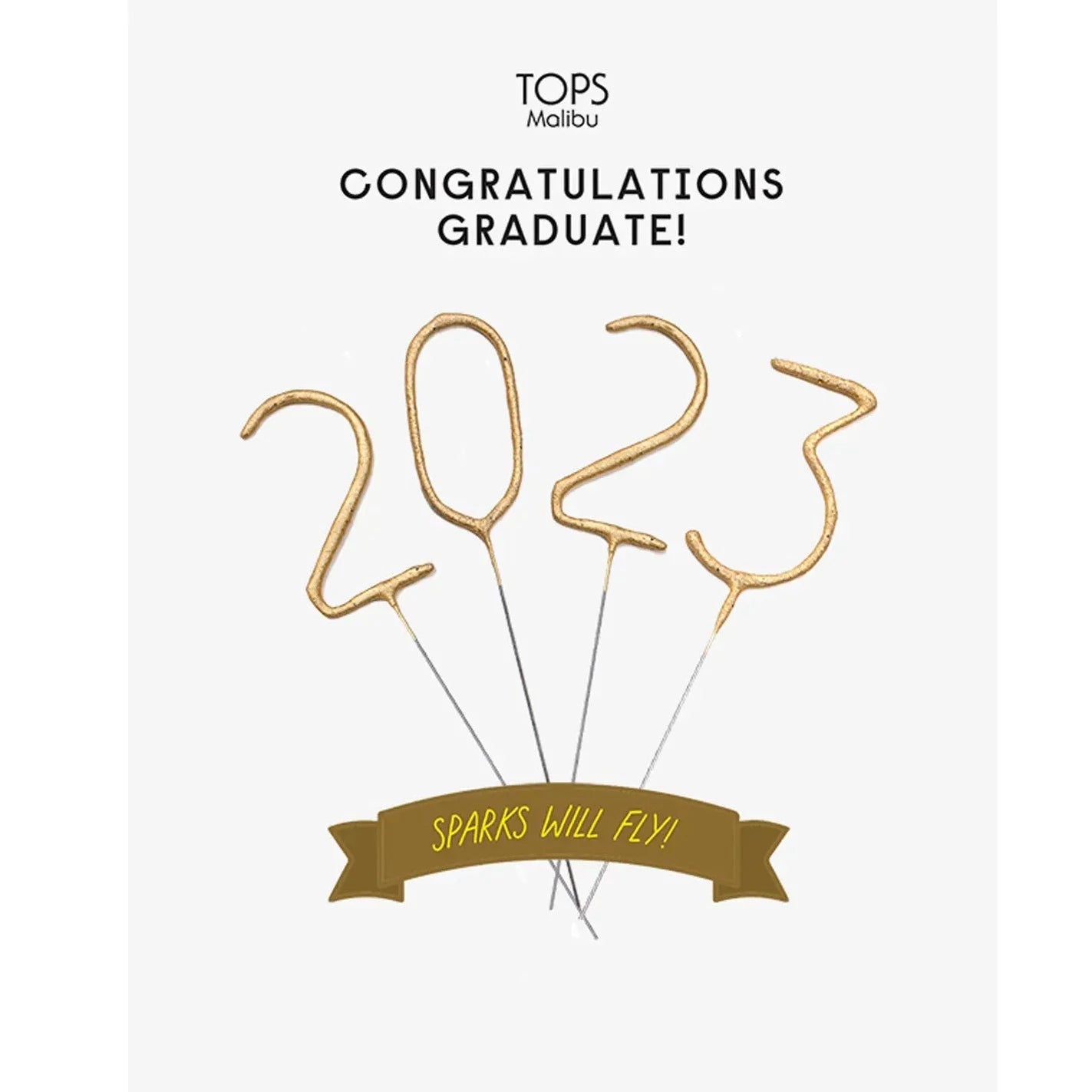 2023 Graduation Sparkler Card