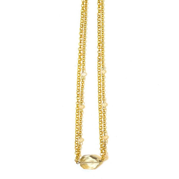 Citrine Stone Necklace