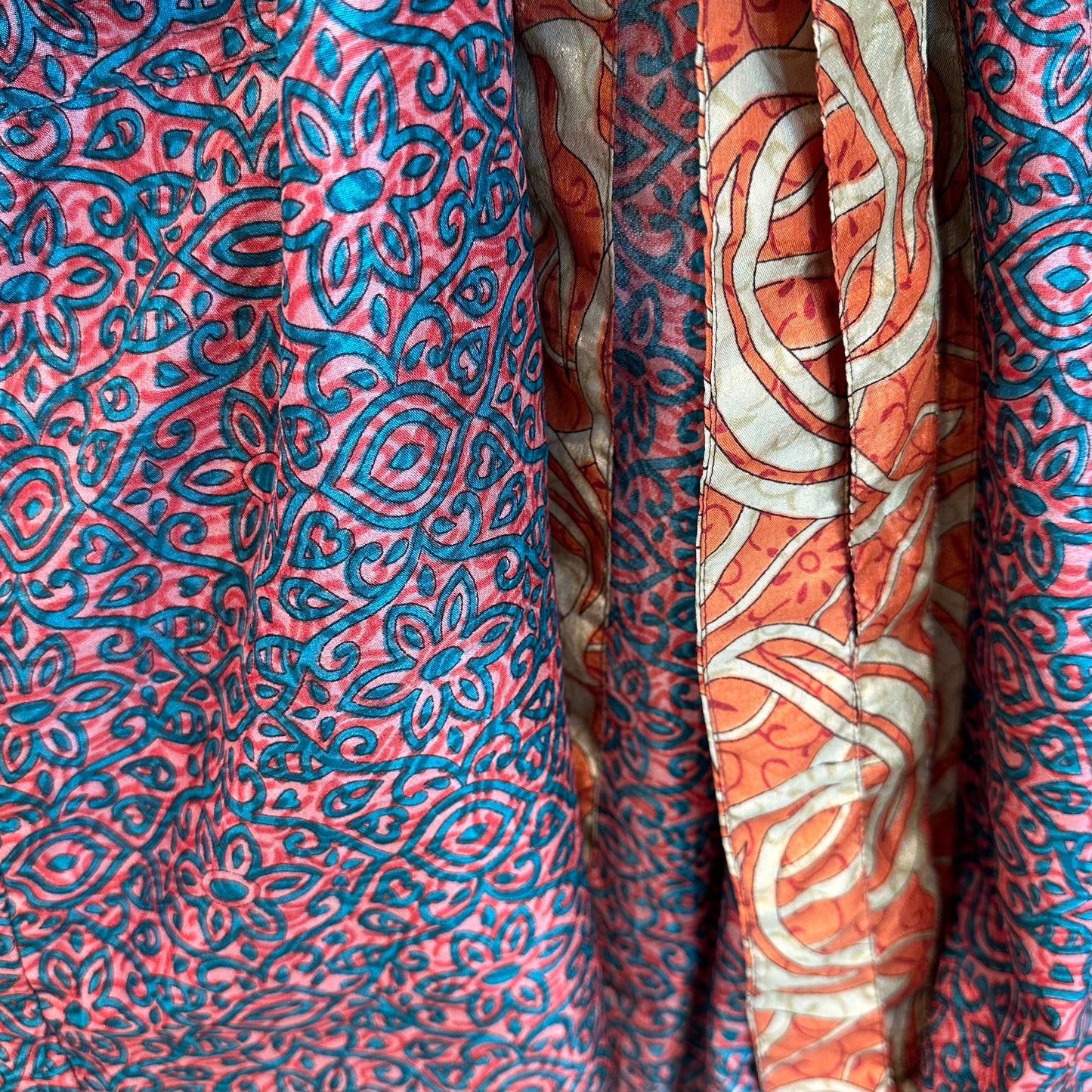 Silk Sari Kimomo Robe