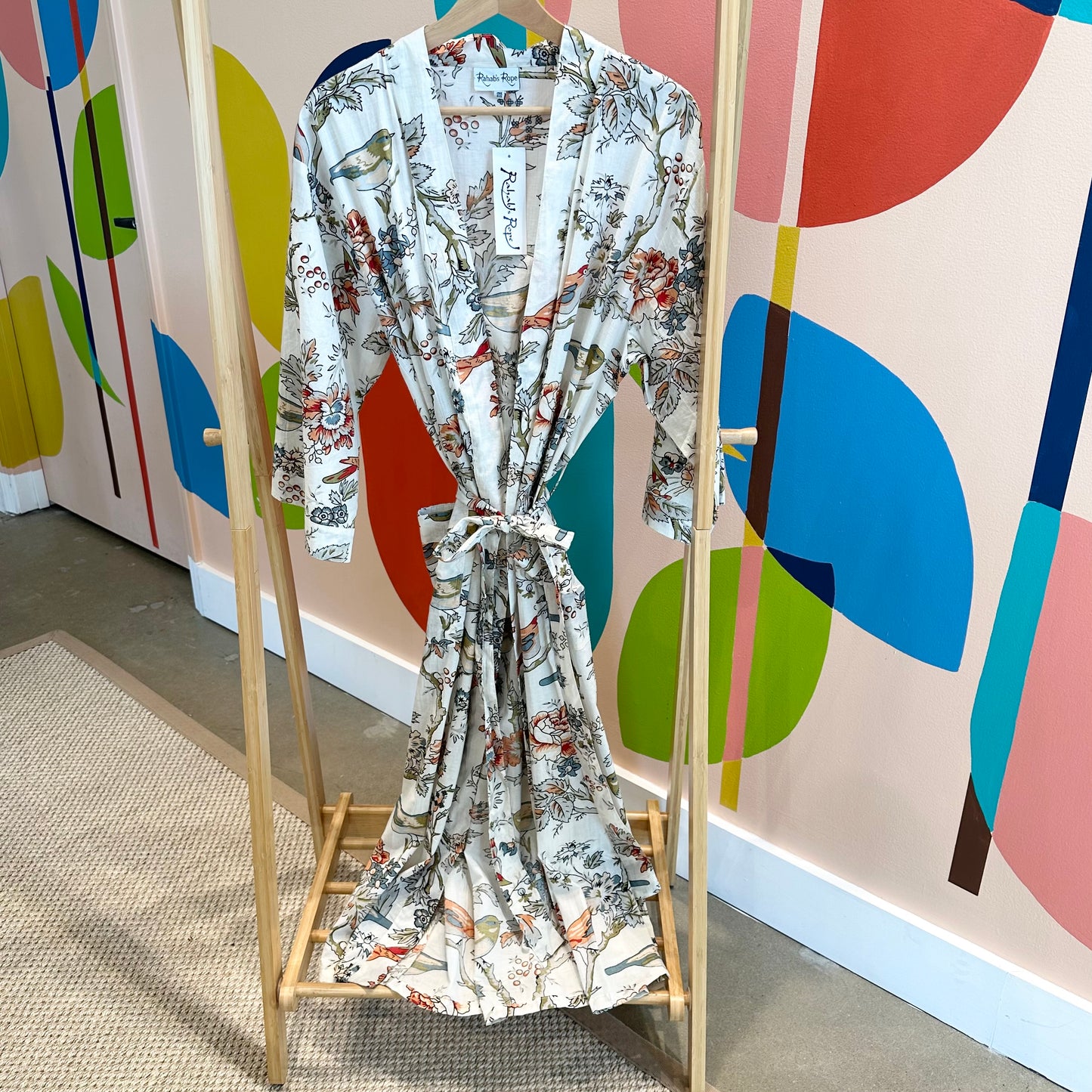 Floral Cuckoo Bird Robe