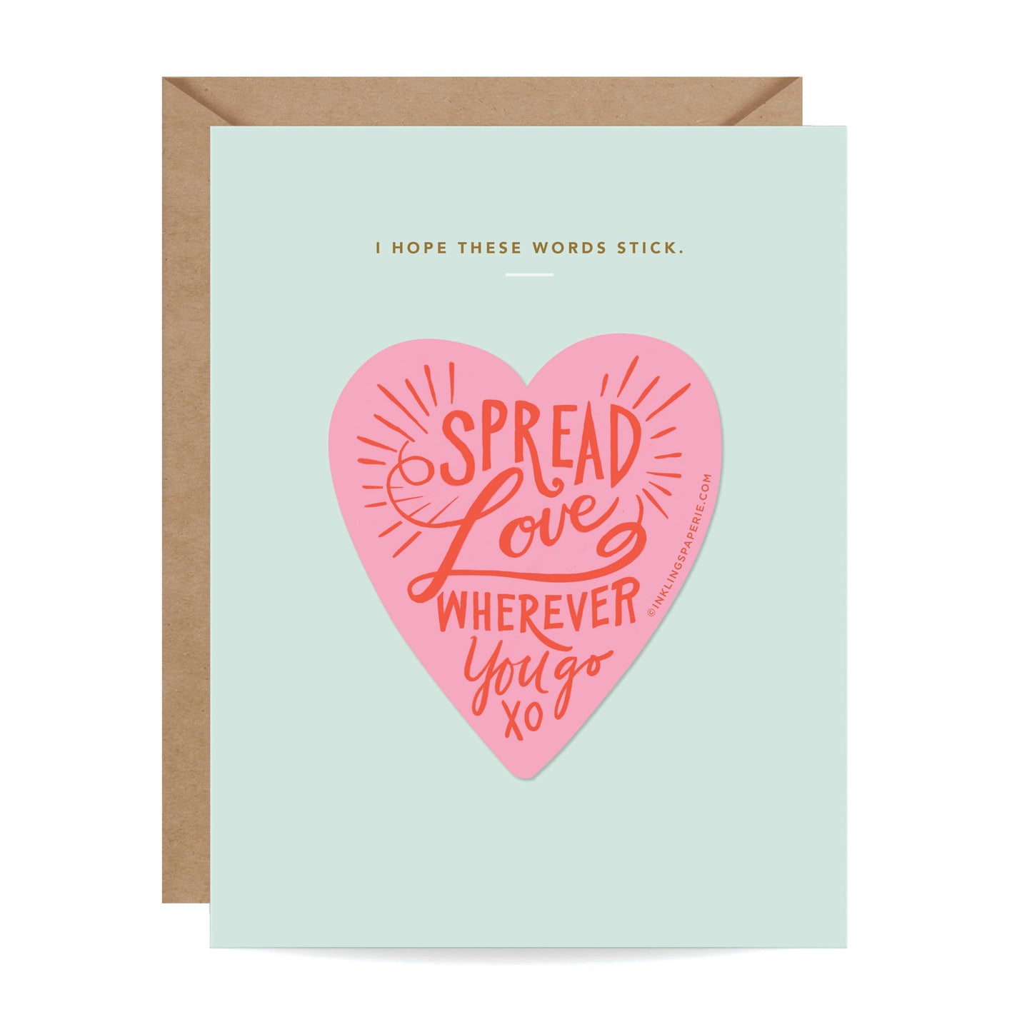 Sticker Card - Spread Love
