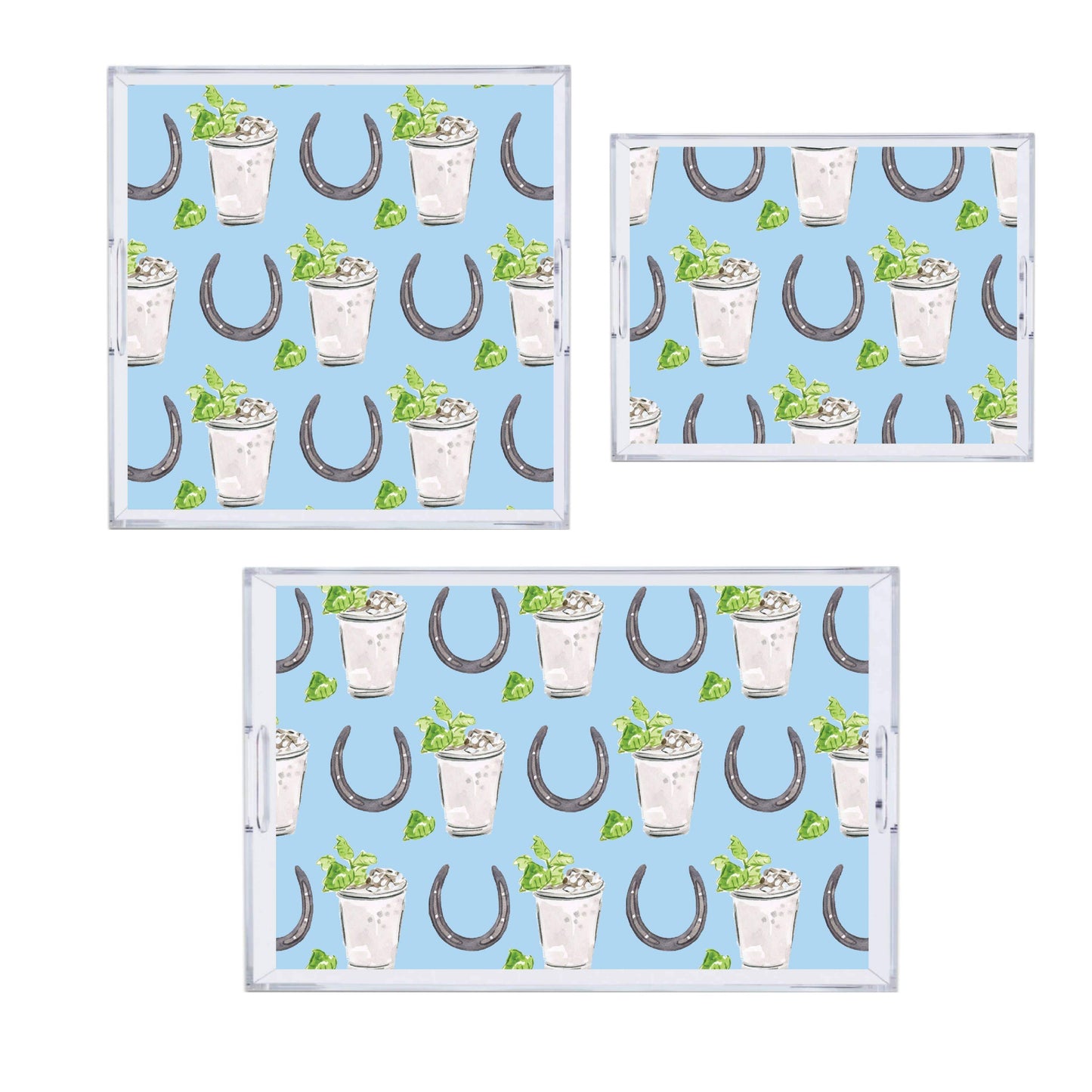 Horses and Julep acrylic tray