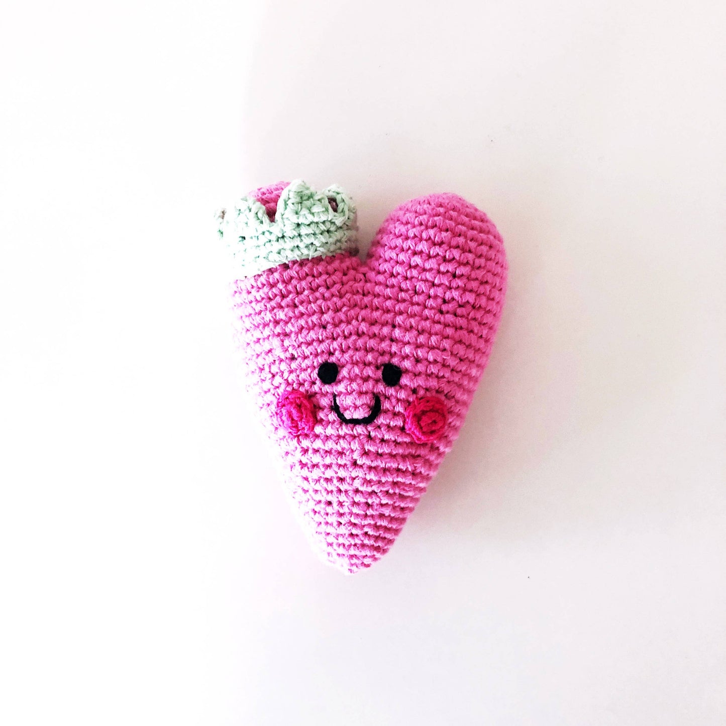 handmade heart rattle