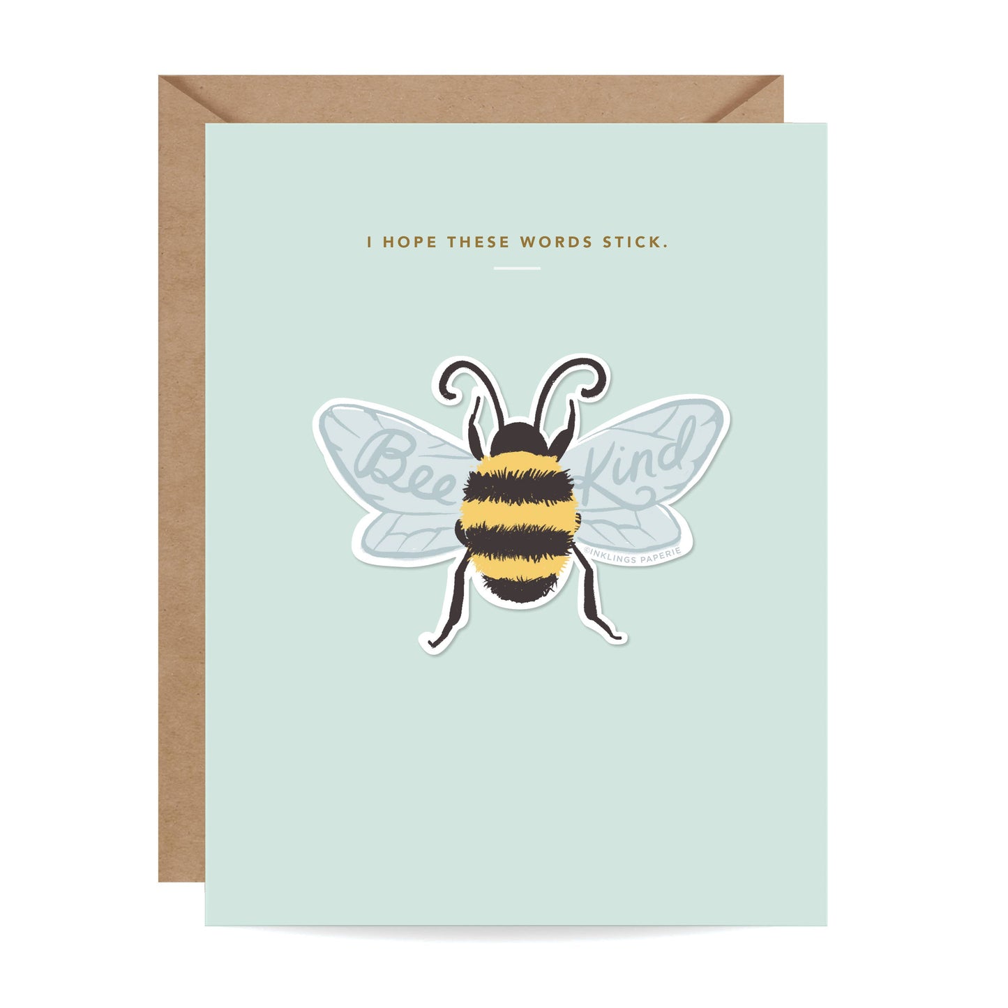 Sticker Card - Bee Kind