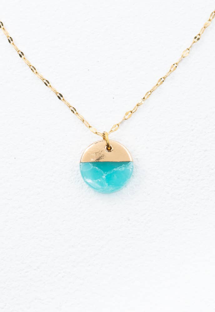 Refresh Necklace in Aqua