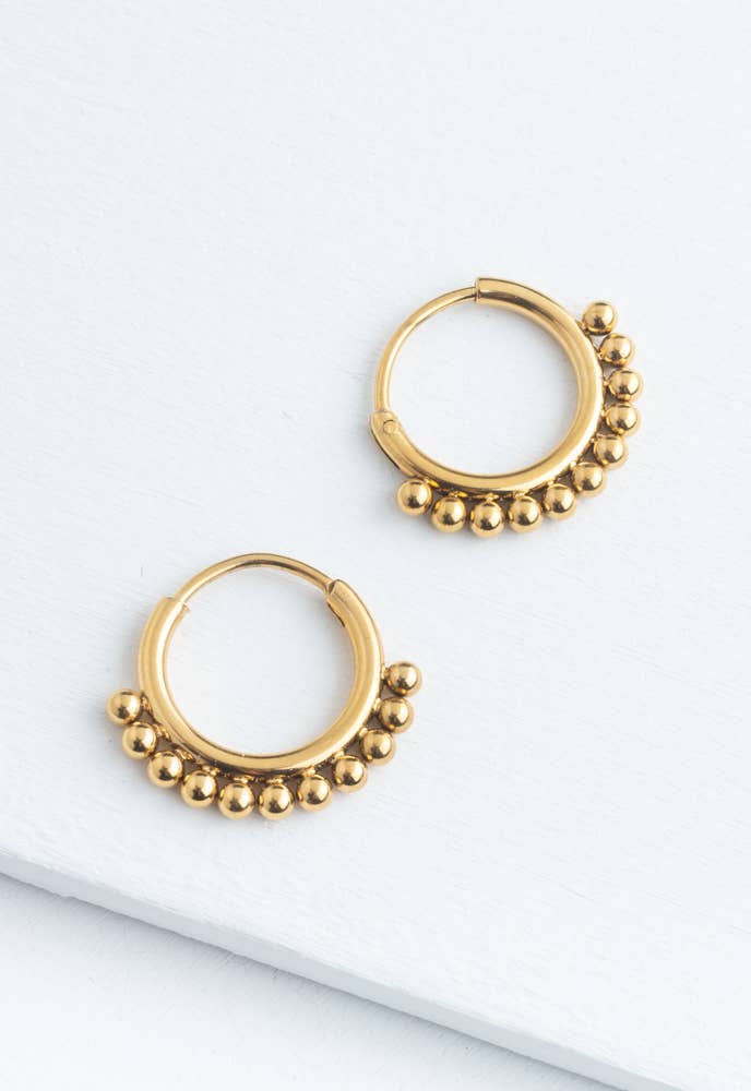 Chime Hoops in Gold