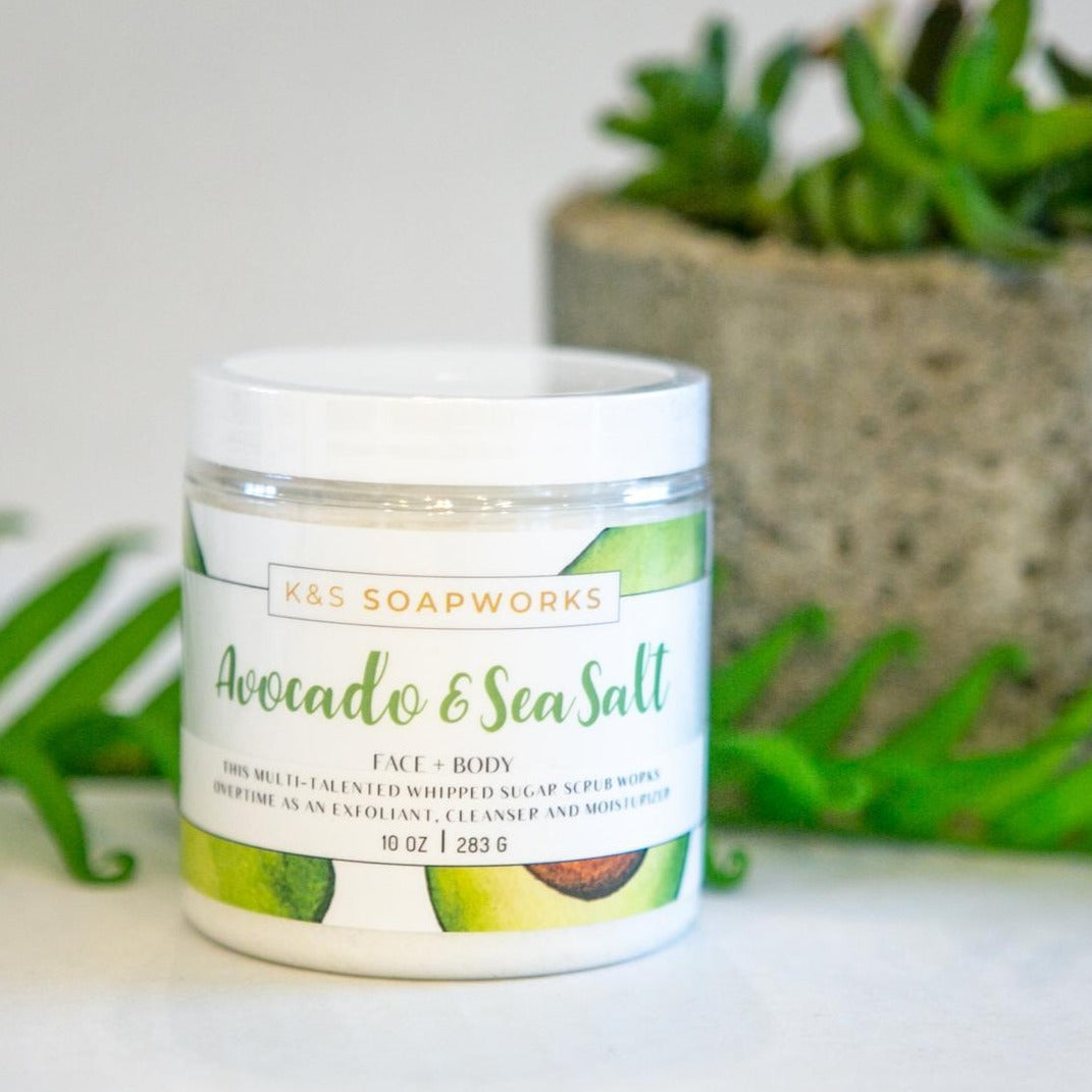 Natural sugar scrub