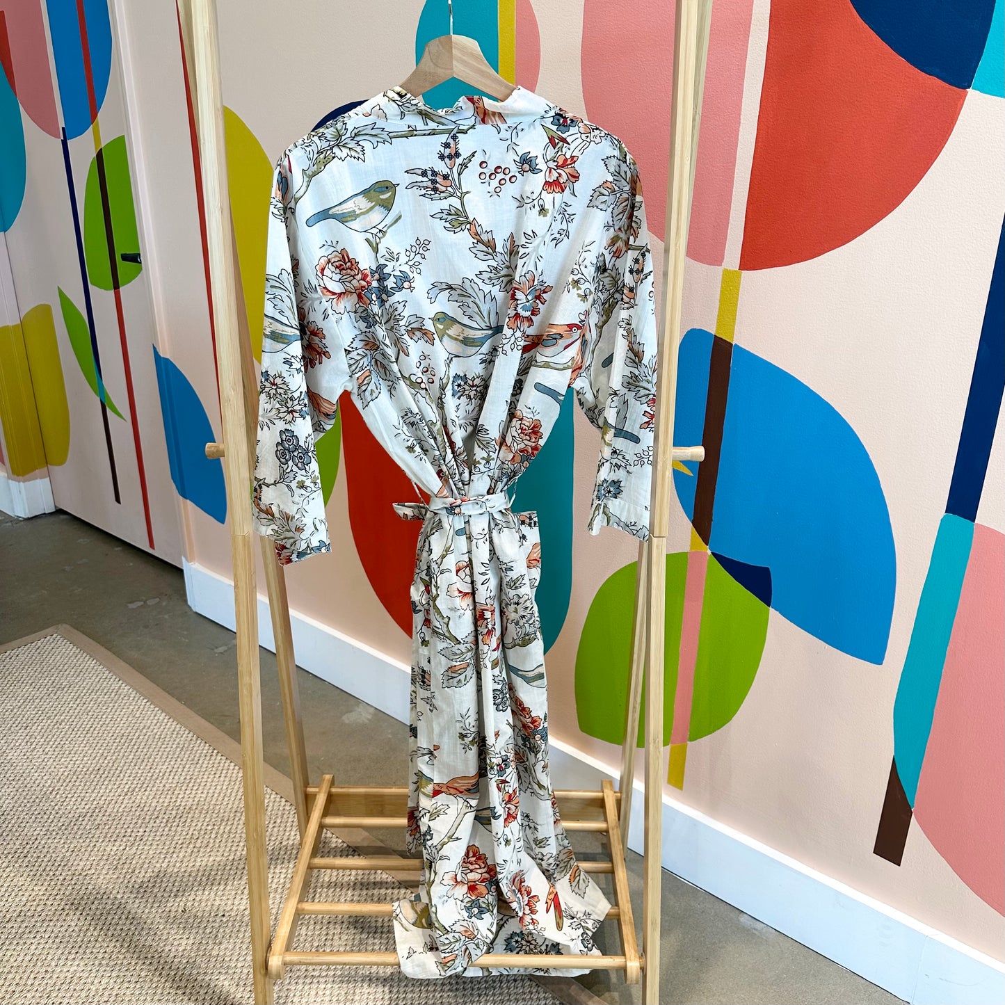 Floral Cuckoo Bird Robe