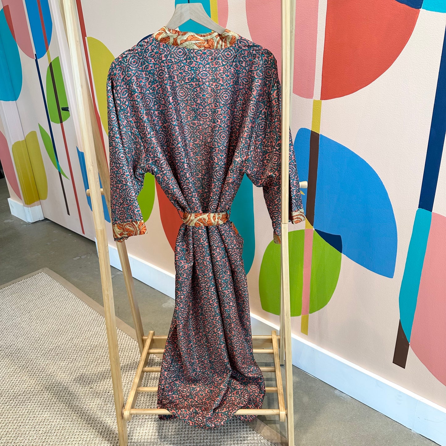 Silk Sari Kimomo Robe