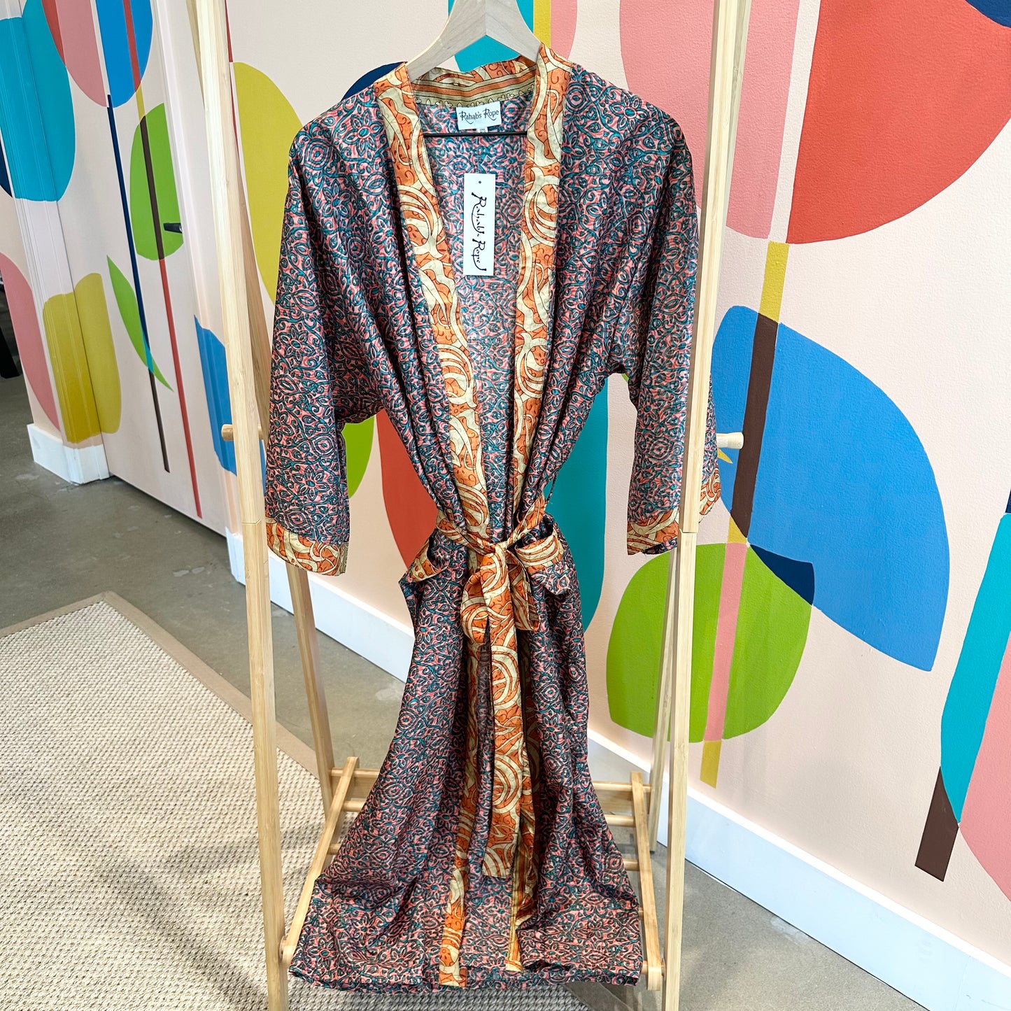 Silk Sari Kimomo Robe