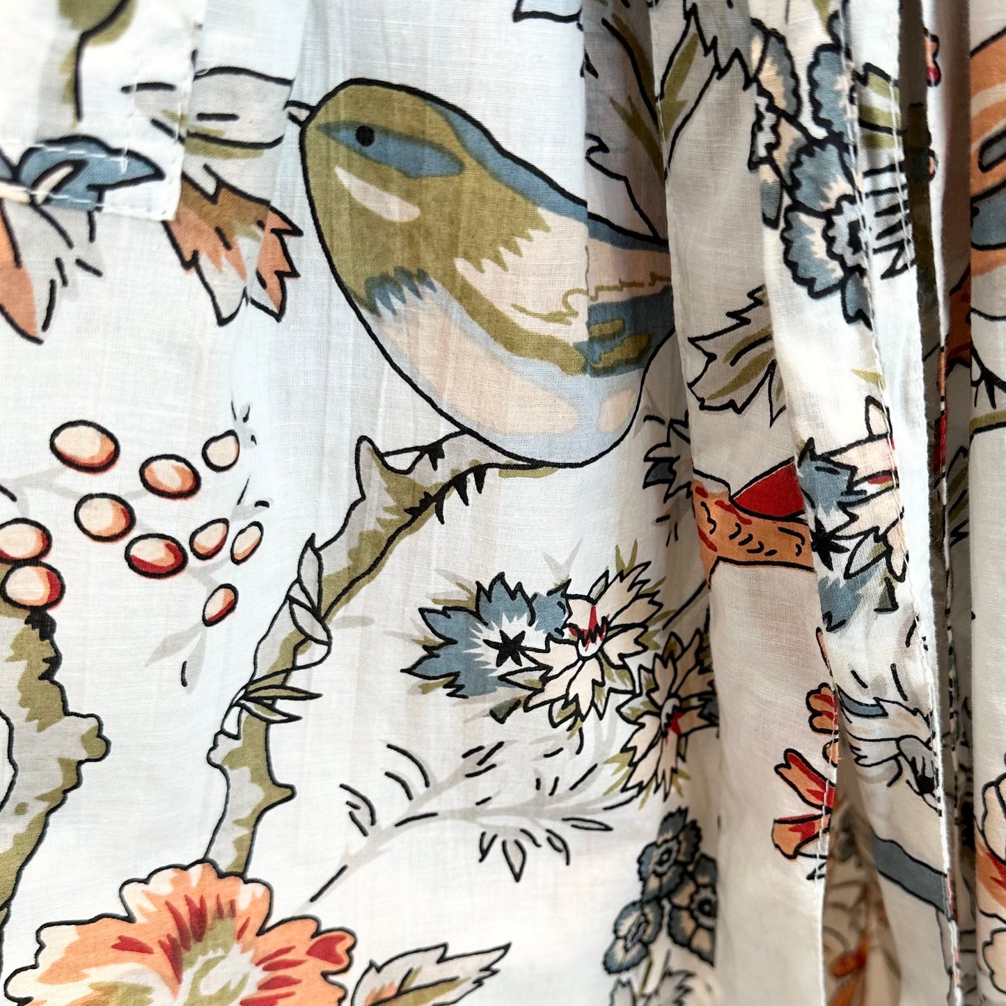 Floral Cuckoo Bird Robe