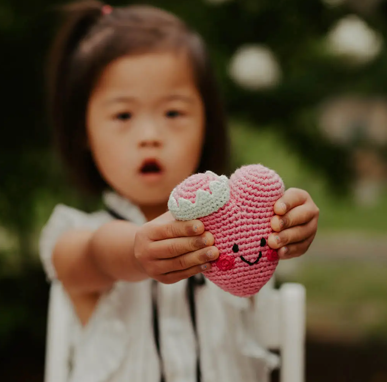Handmade Heart Rattle