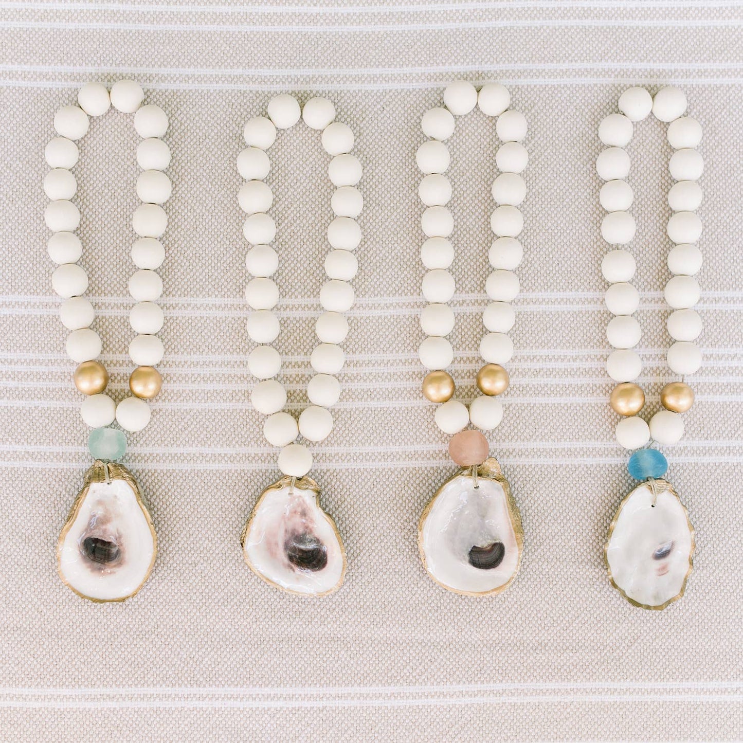 Oyster Shell Blessing Beads