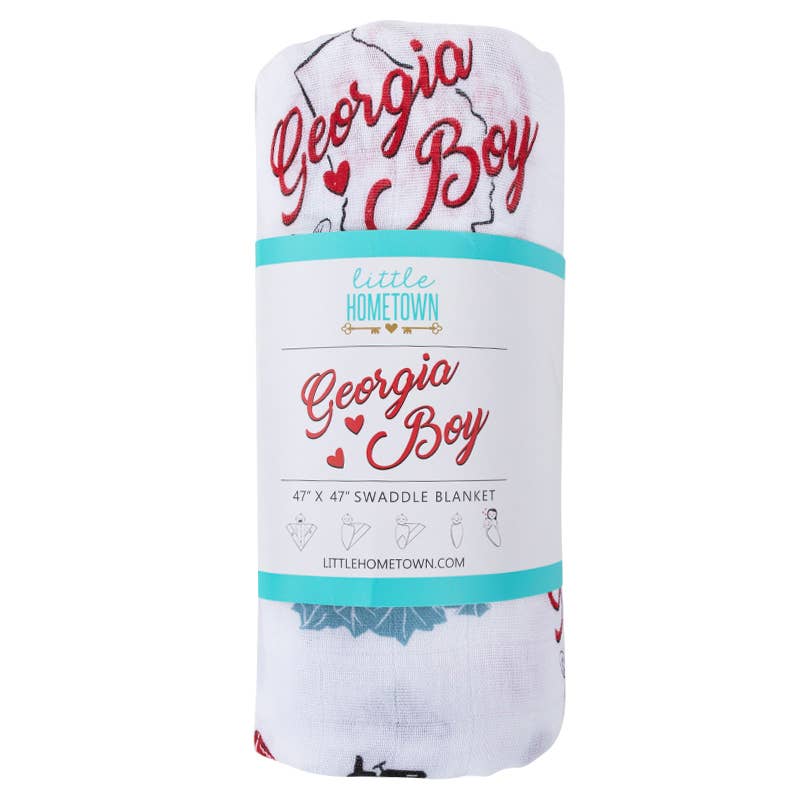 Georgia Boy Swaddle Blanket