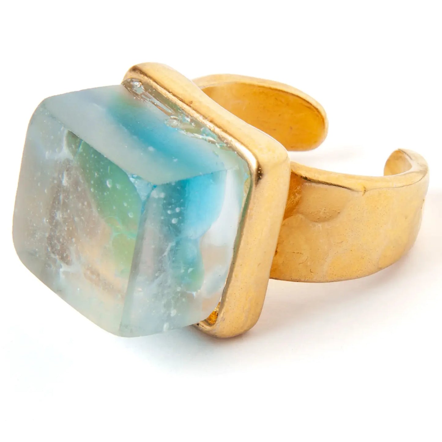 Cube Gold Ring