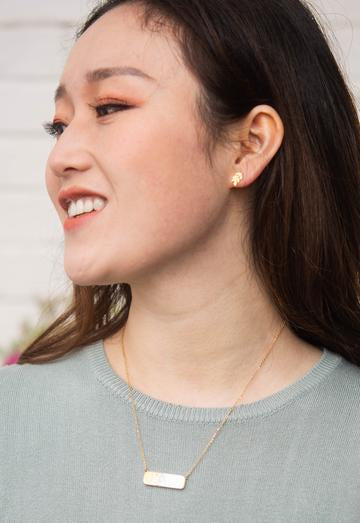 Courage Light and Gold Necklace