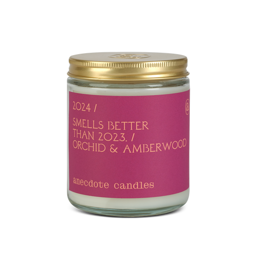 2024 Candle Orchid & Amberwood Scent
