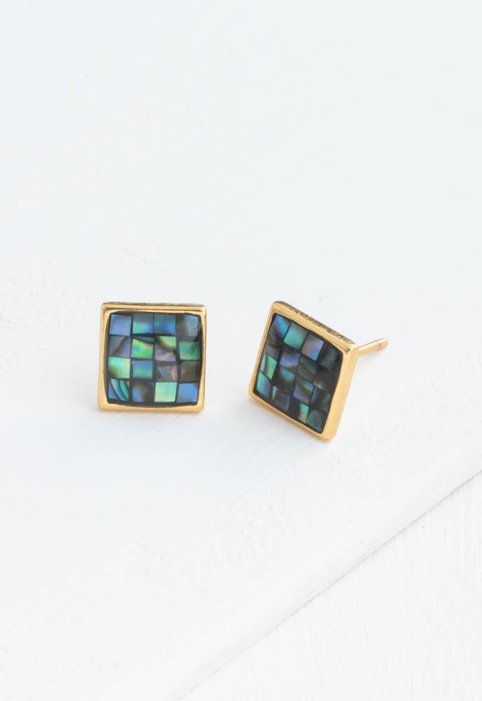 Delighted-in Earrings in Abalone