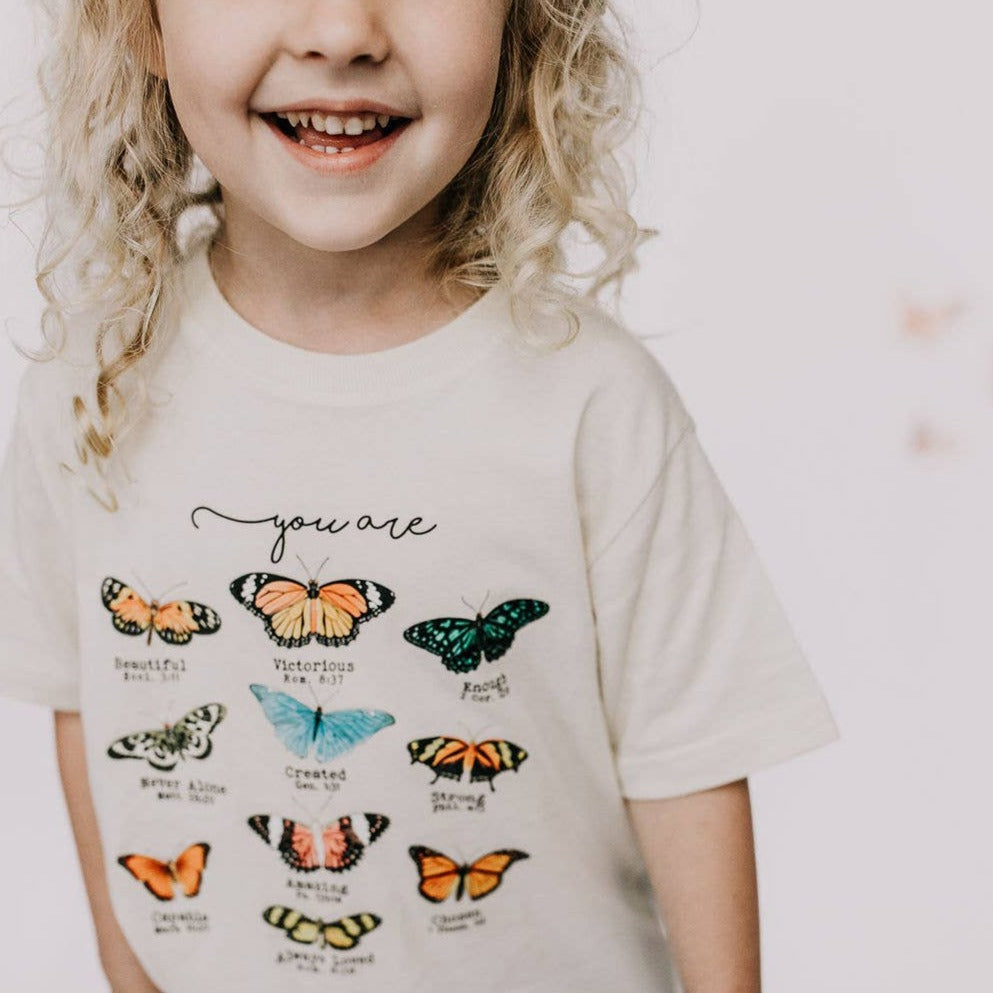 butterfly "you are" tee