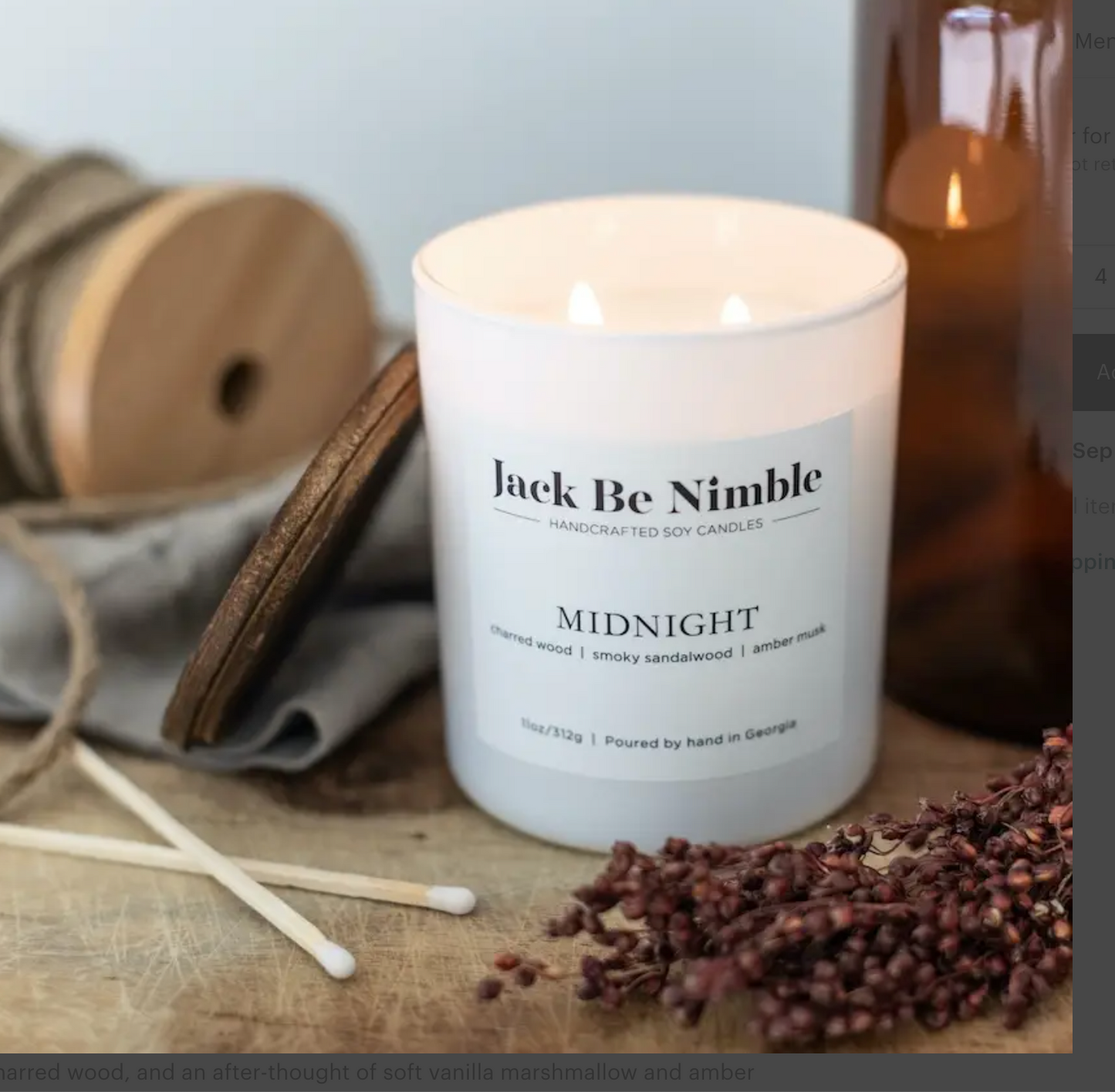 Midnight Soy Candle