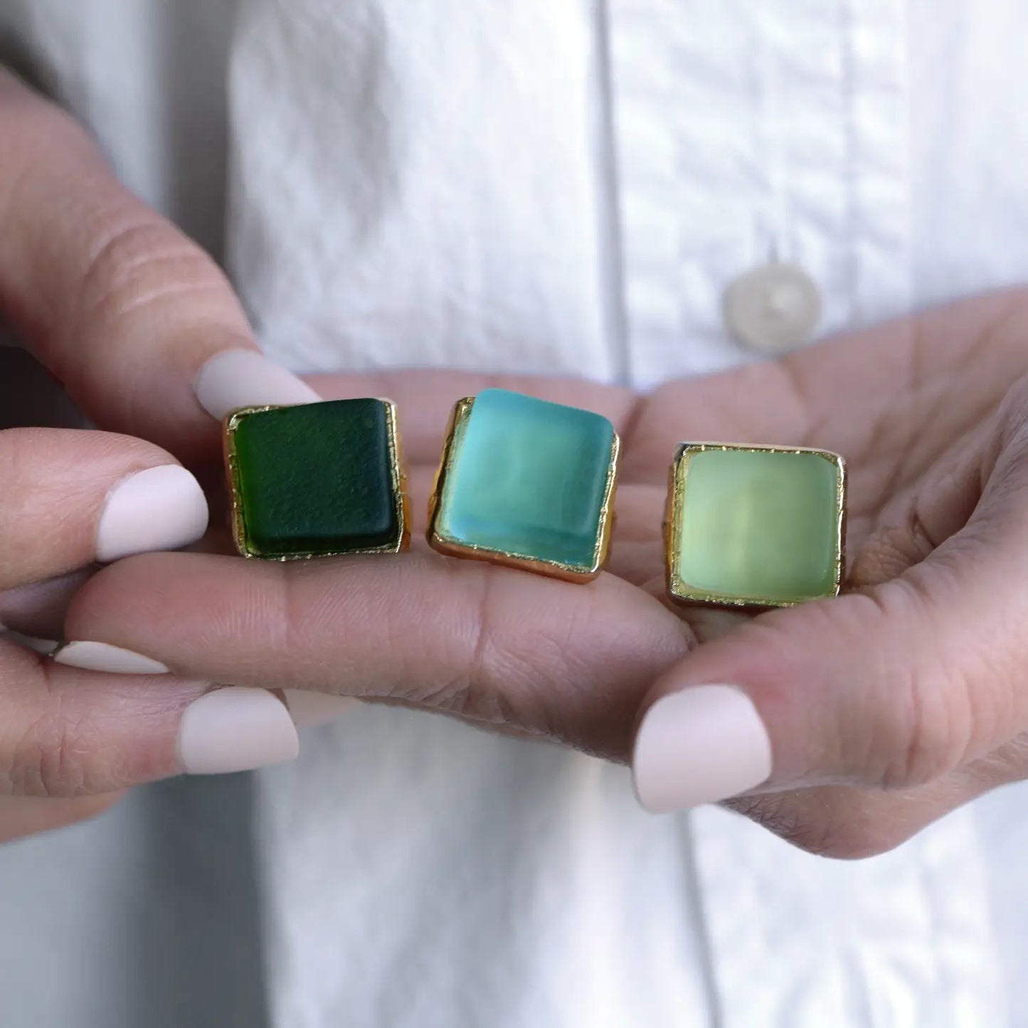 Cube Gold Ring