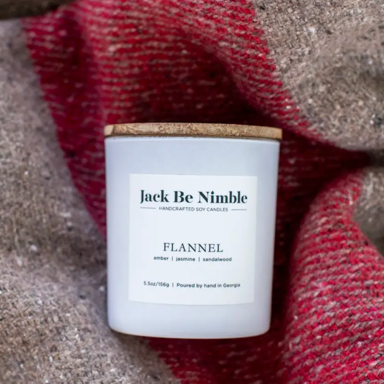 flannel candle