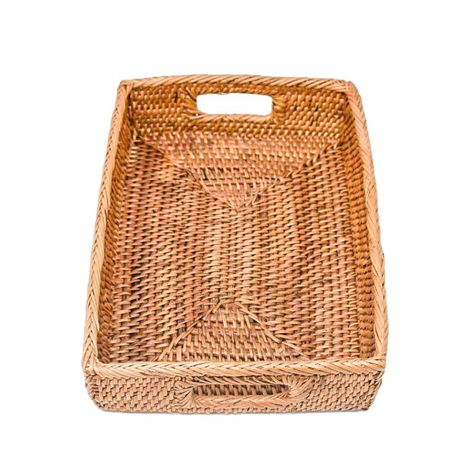 Honey Rattan Small Tray