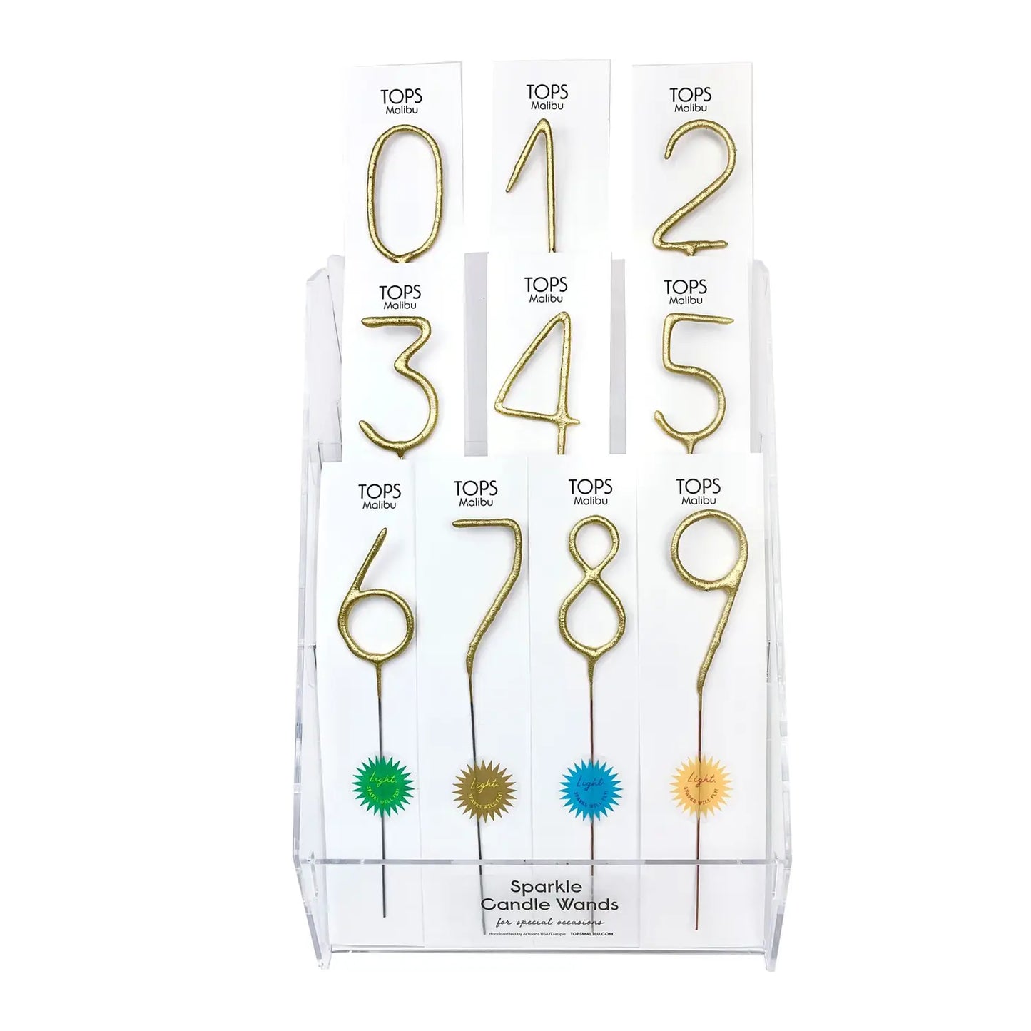 sparkler number candles